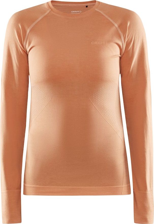 Dámské termo triko CRAFT Core Dry Active Comfort Ls oranžová Velikost: S