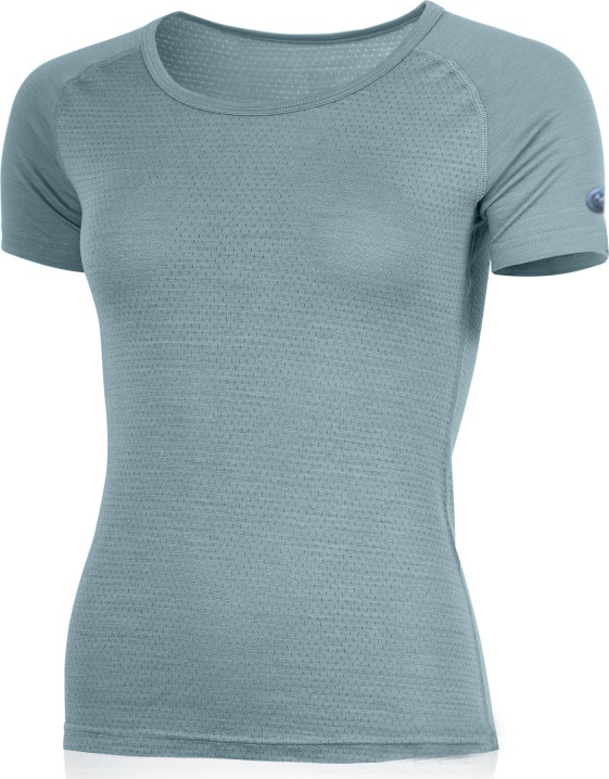 Dámské merino triko LASTING Targa modré Velikost: XL