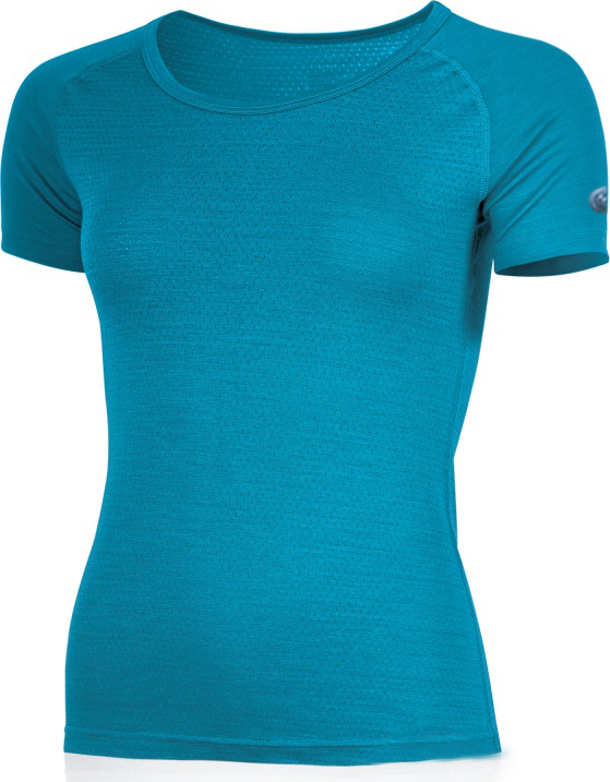 Dámské merino triko LASTING Targa modré Velikost: XL