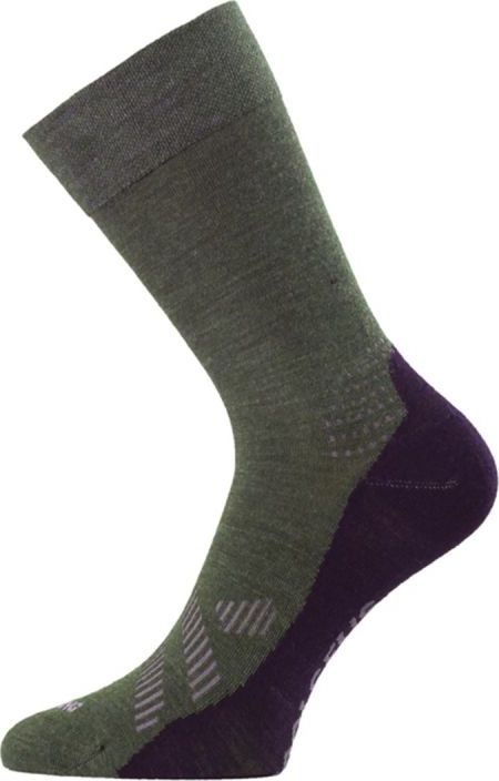 Unisex merino ponožky LASTING Fwj zelené Velikost: (34-37) S