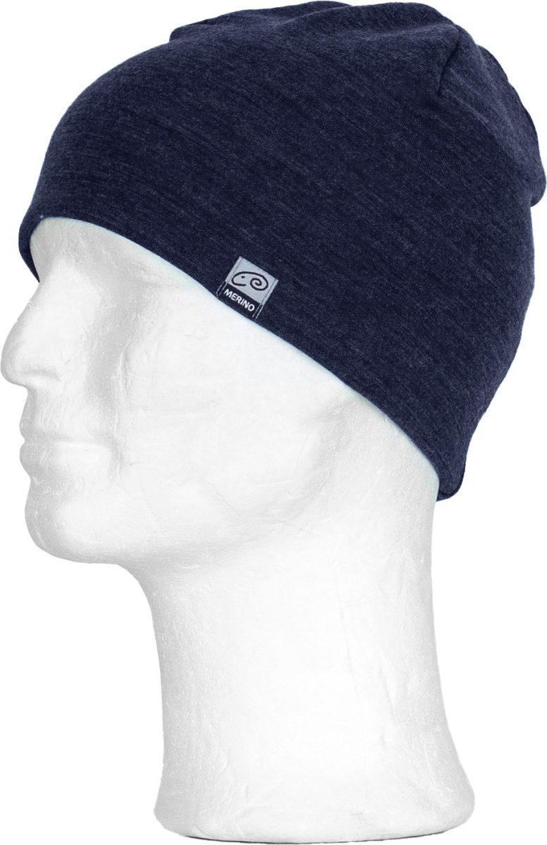 Unisex merino čepice LASTING Juny modrá Velikost: L/XL