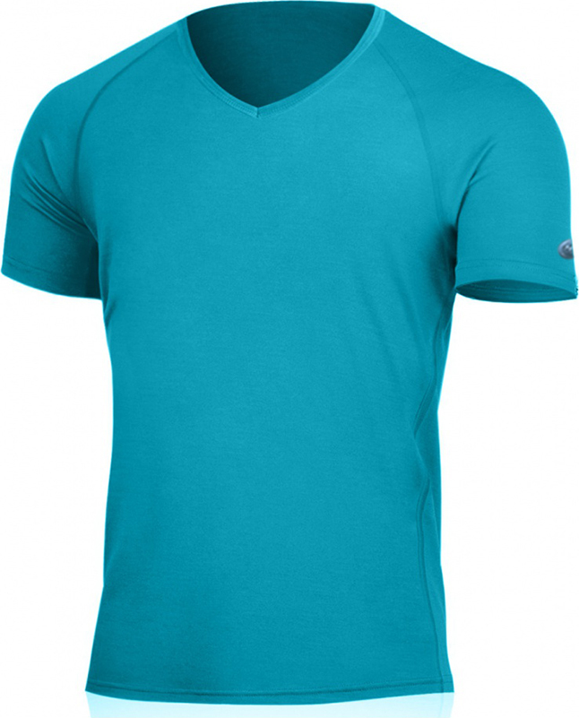 Pánské merino triko LASTING Vido modré Velikost: M