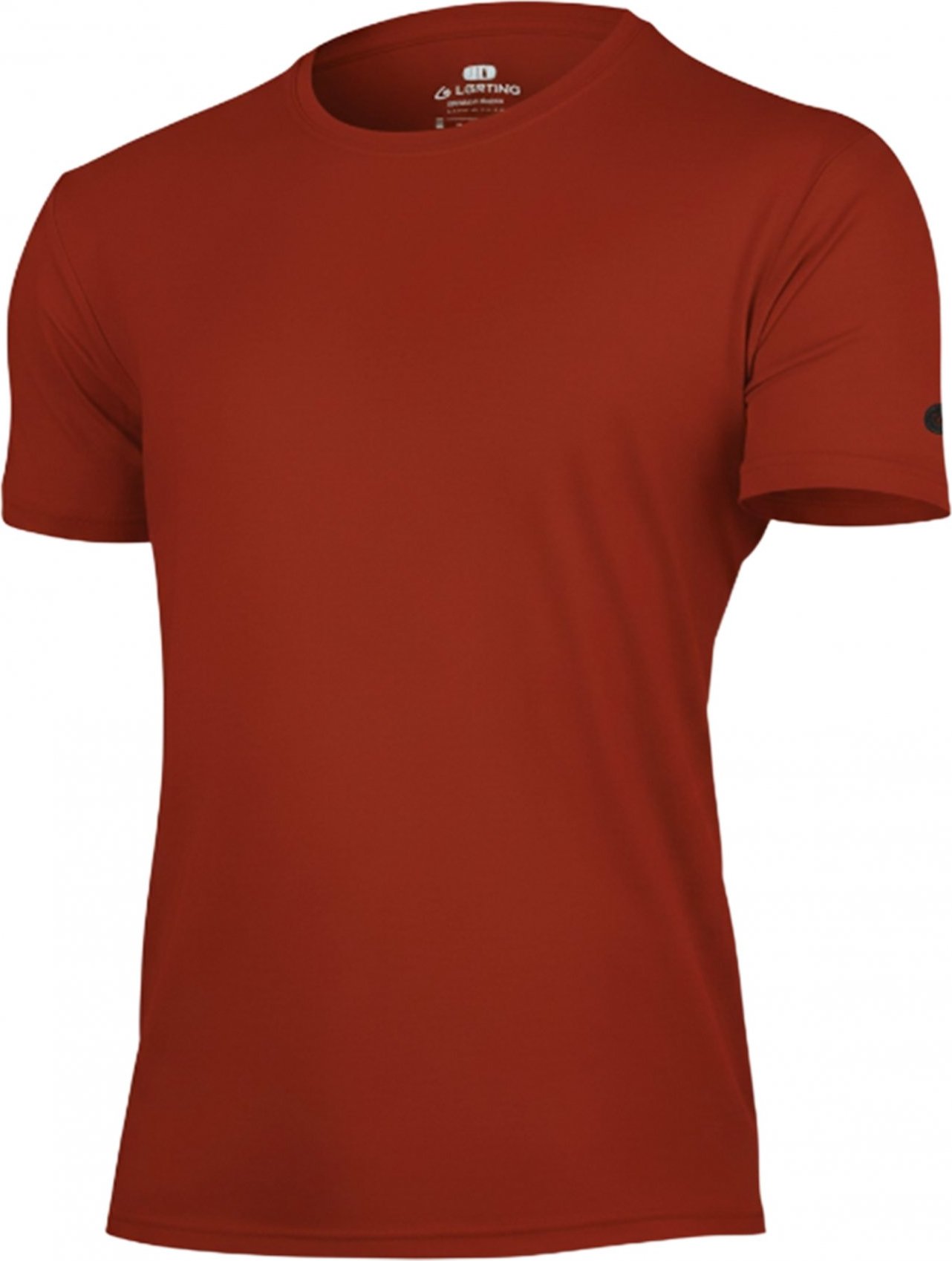 Pánské merino triko LASTING Chuan červené Velikost: M