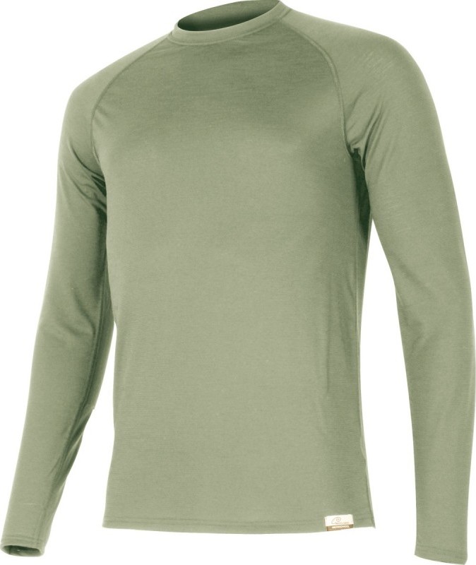 Pánské merino triko LASTING Atar zelené Velikost: M