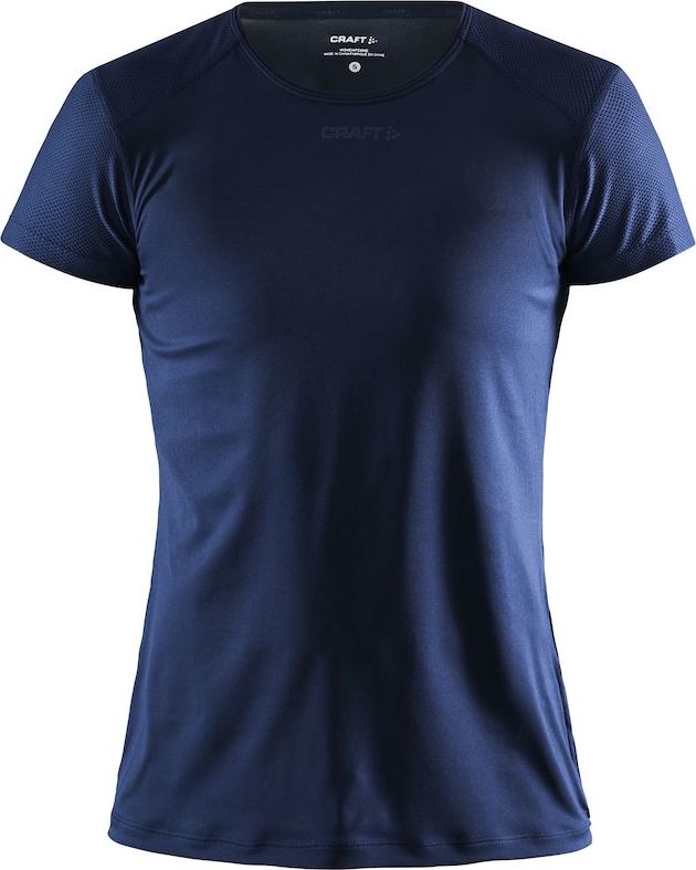 Dámské funkční triko CRAFT Adv Essence Slim Ss tmavě modrá Velikost: S