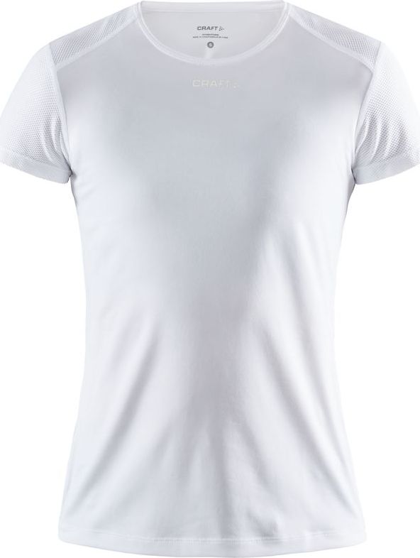 Dámské funkční triko CRAFT Adv Essence Slim Ss bílá Velikost: M