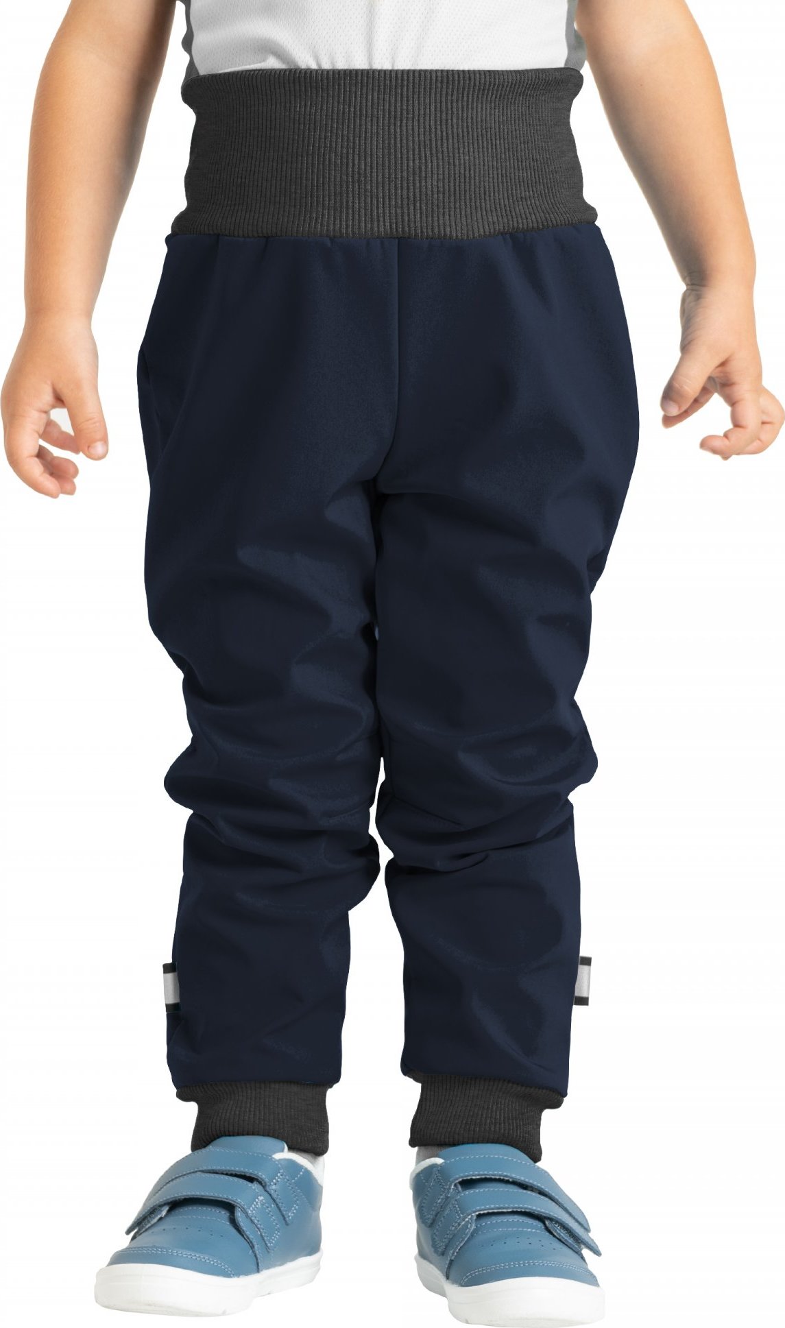 Batolecí softshellové kalhoty UNUO Street modré Velikost: 92/98