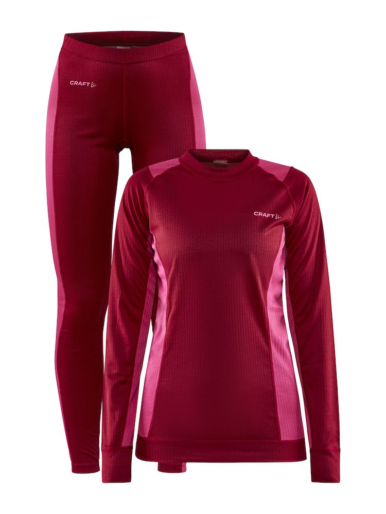 Dámský termo set CRAFT Core Dry Baselayer růžová Velikost: M
