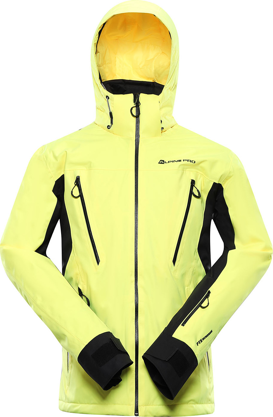 Pánská lyžařská bunda ALPINE PRO Gaes žlutá Velikost: XXL