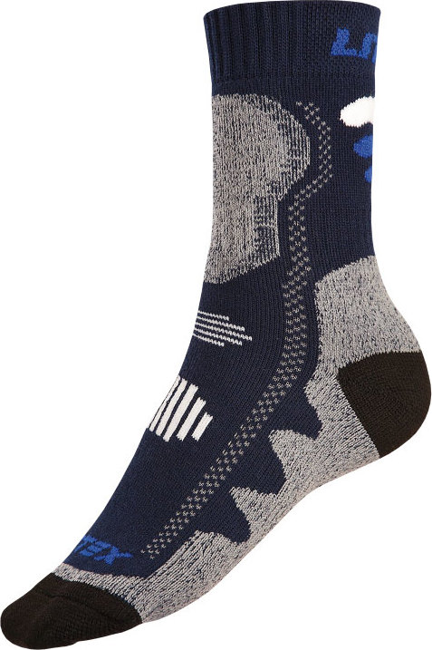 Dětské outdoorové ponožky LITEX modré Barva: tmavě modrá, Velikost: 28-29