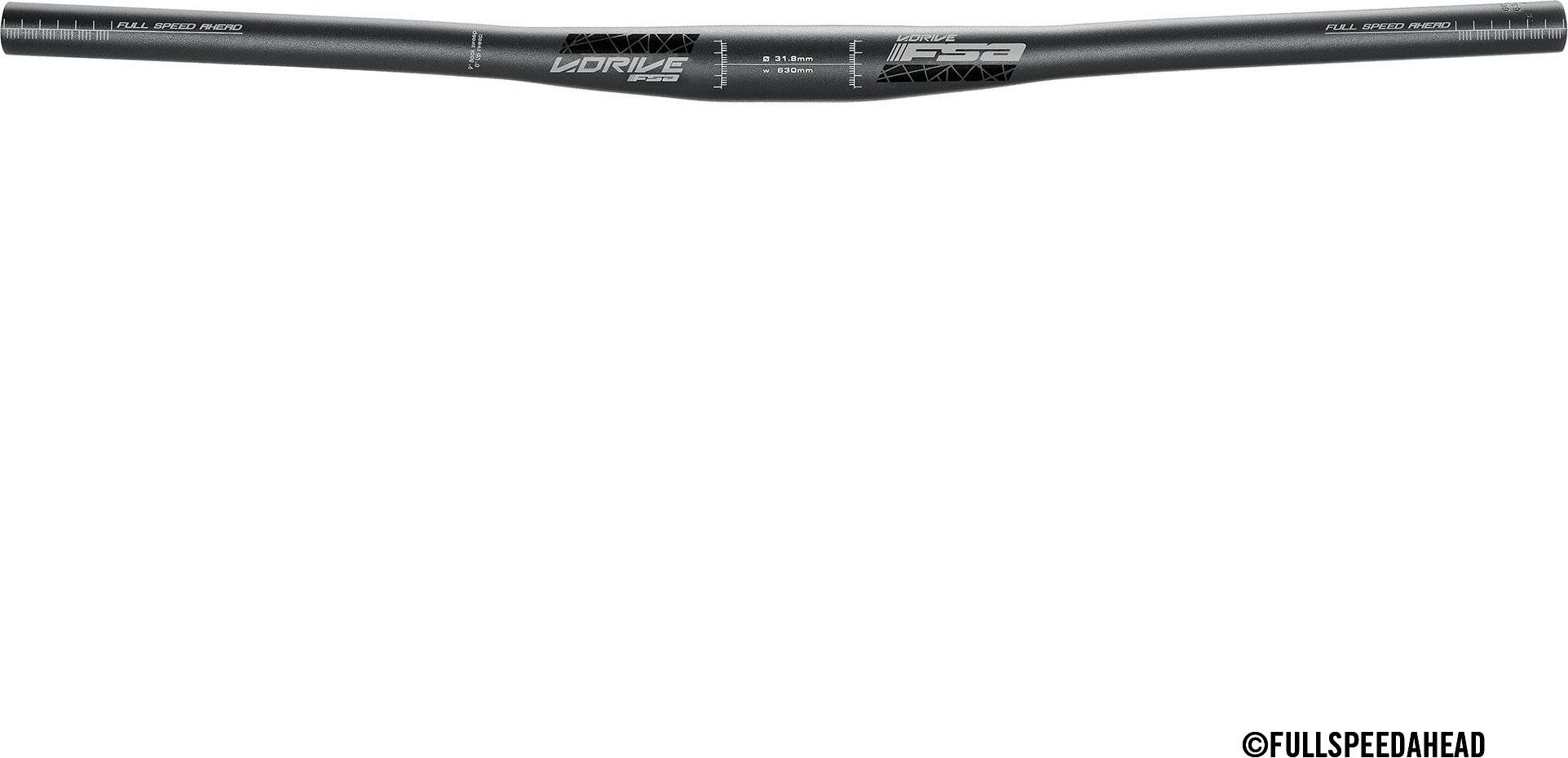 FSA řidítka MTB V-DRIVE flat alloy 31.8x740 mm