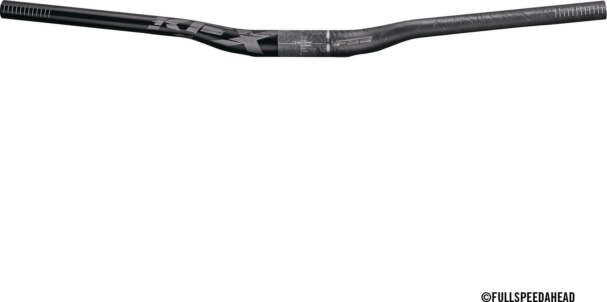 FSA řidítka MTB KFX riser carbon 31.8x760x18 mm