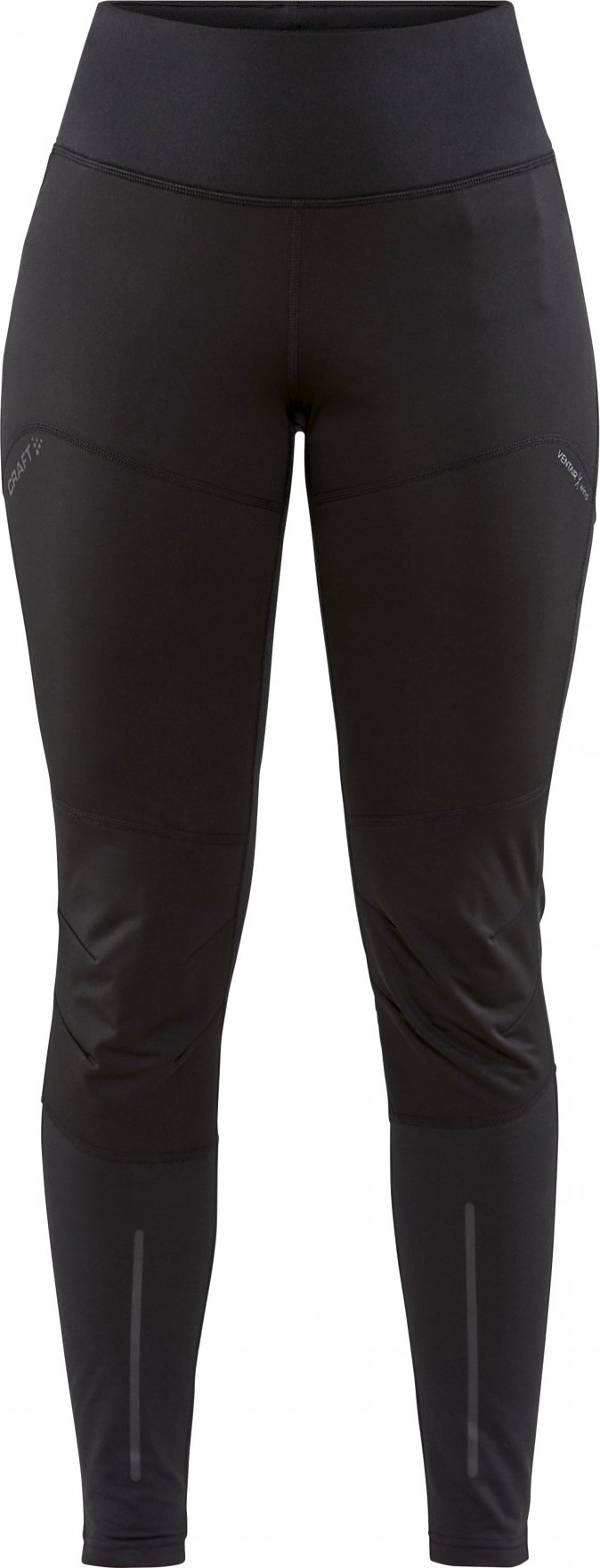 Dámské větruodolné legíny CRAFT ADV Essence Wind Tights černá Velikost: XS