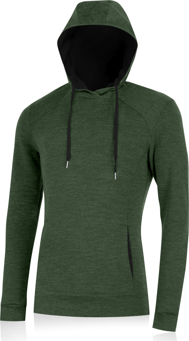 Pánská merino mikina LASTING Werich zelená Velikost: XL