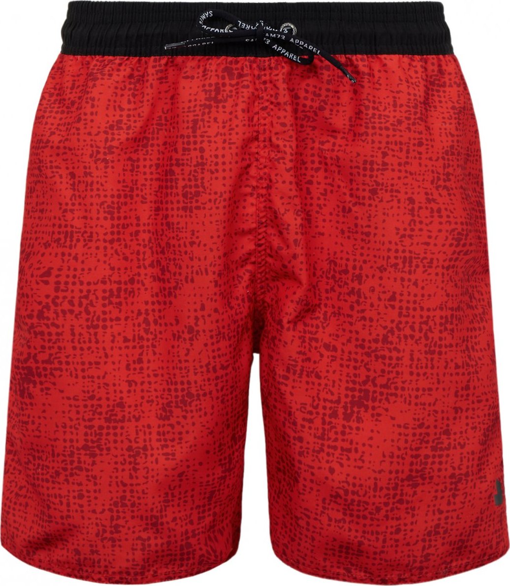 Pánské plavecké šortky SAM73 noah červené Velikost: S