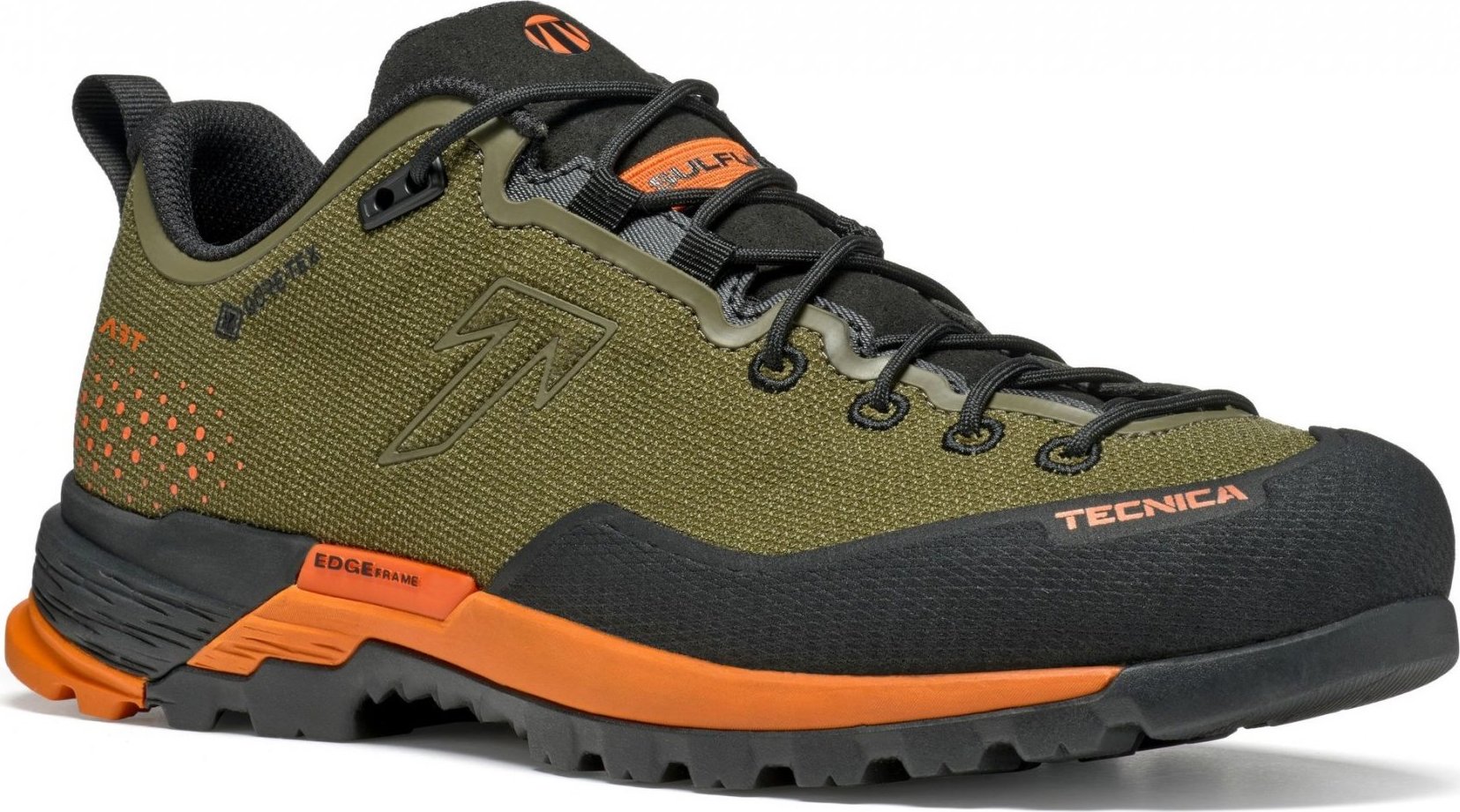 Pánské trekové boty TECNICA Sulfur S GTX Ms, 001 dark olive/burnt orange Velikost: 42 1/2