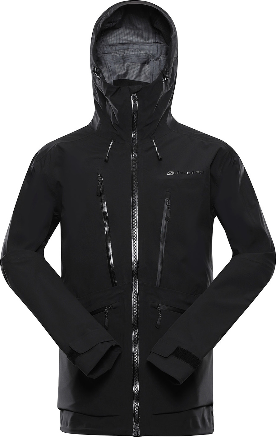 Pánská outdoorová bunda ALPINE PRO Cort černá Velikost: XL