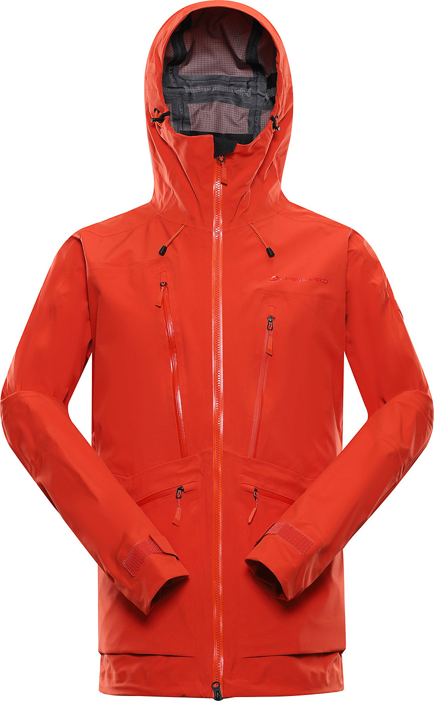 Pánská outdoorová bunda ALPINE PRO Cort červená Velikost: XL