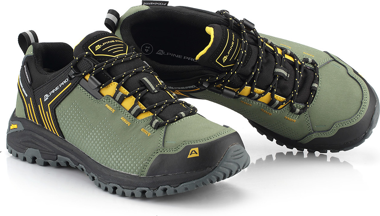 Unisex outdoorová obuv ALPINE PRO Zurrefe zelená Velikost: 39