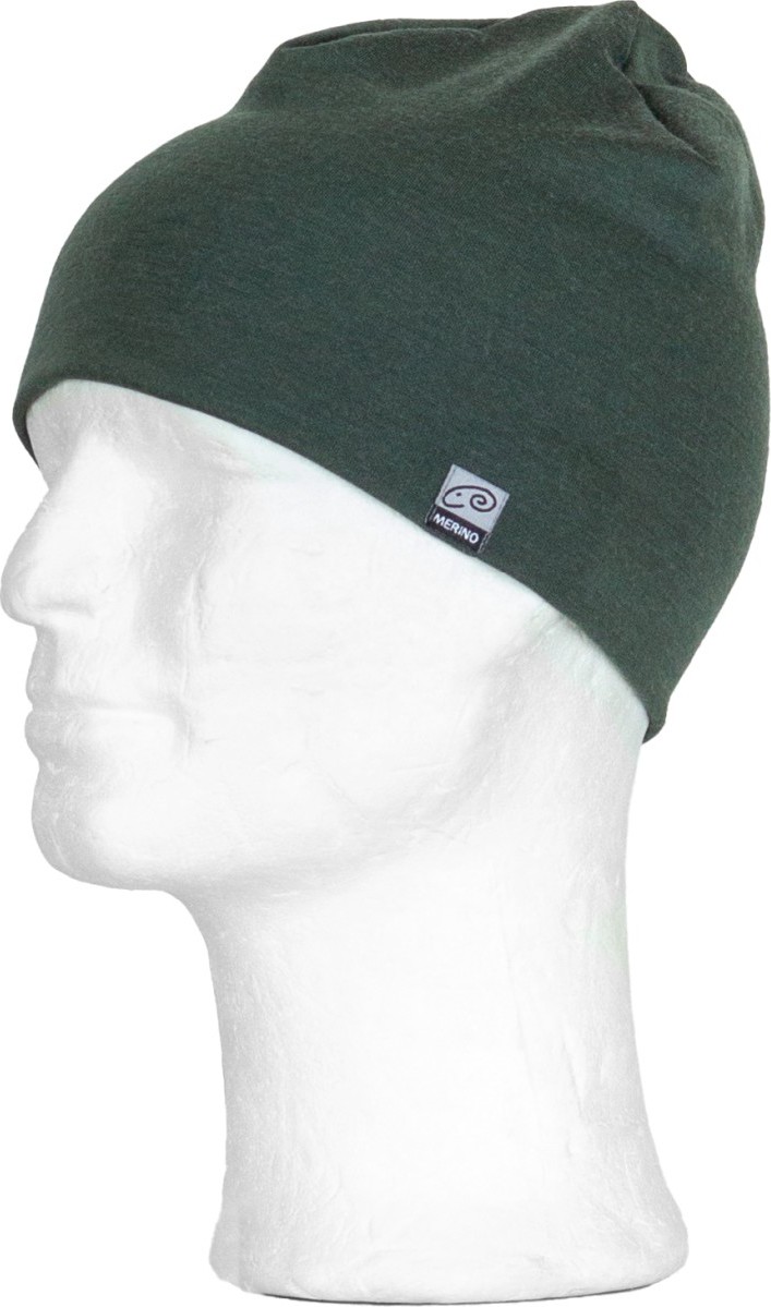 Unisex merino čepice LASTING Juny zelená Velikost: S/M