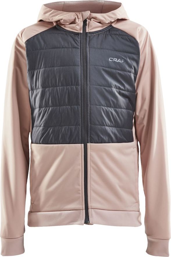 Dětská hybridní bunda CRAFT Adv Thermal Xc Hood Junior růžová Velikost: 134