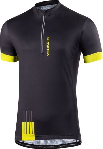 Pánský cyklistický dres KLIMATEX Rowli černý Velikost: S