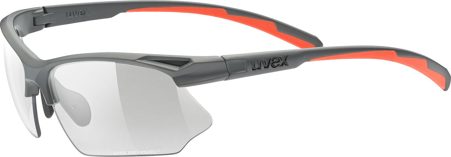 Sluneční brýle UVEX Sportstyle 802 šedooranžové
