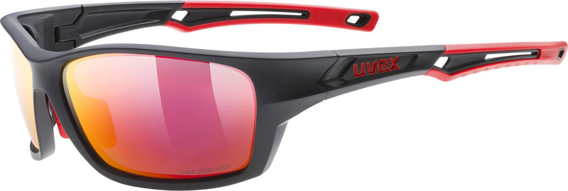 Sluneční brýle UVEX Sportstyle 232 černočervené