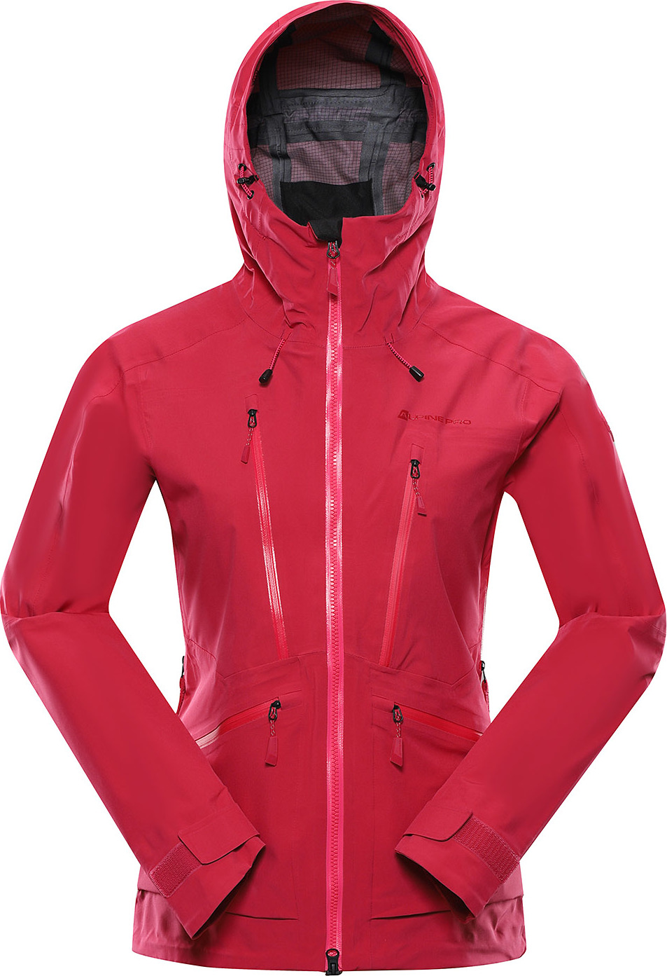 Dámská outdoorová bunda ALPINE PRO Corta růžová Velikost: L