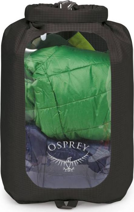 Voděodolný vak s okénkem OSPREY ultralight dry sack 12 l černá