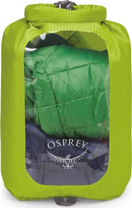 Voděodolný vak s okénkem OSPREY ultralight dry sack 12 l zelená