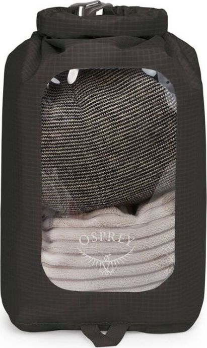 Voděodolný vak s okénkem OSPREY ultralight dry sack 6 l černá