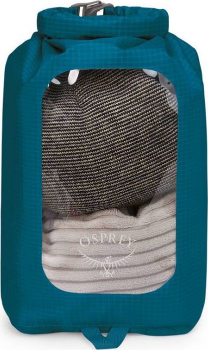 Voděodolný vak s okénkem OSPREY ultralight dry sack 6 l modrá