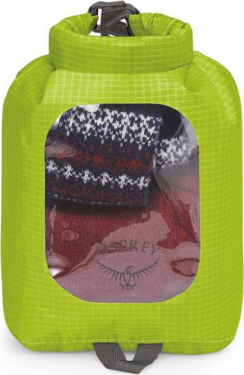 Voděodolný vak s okénkem OSPREY ultralight dry sack 3 l zelená