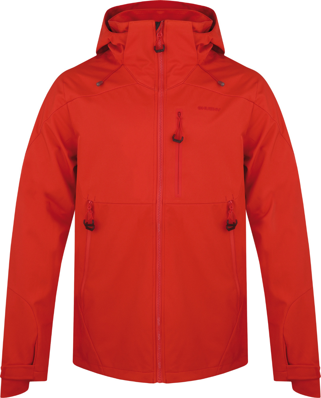 Pánská softshellová bunda HUSKY Sauri červená Velikost: XL