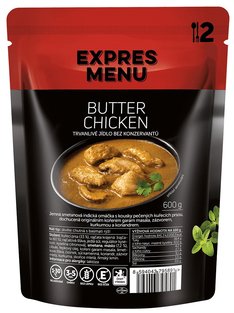 Butter chicken EXPRES MENU (2 porce)