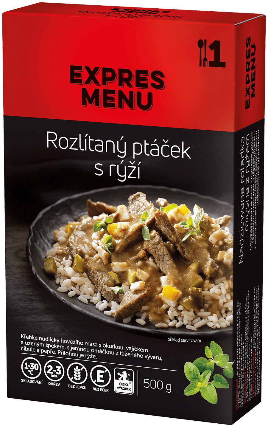 Rozlítaný ptáček s rýží EXPRES MENU (1 porce)