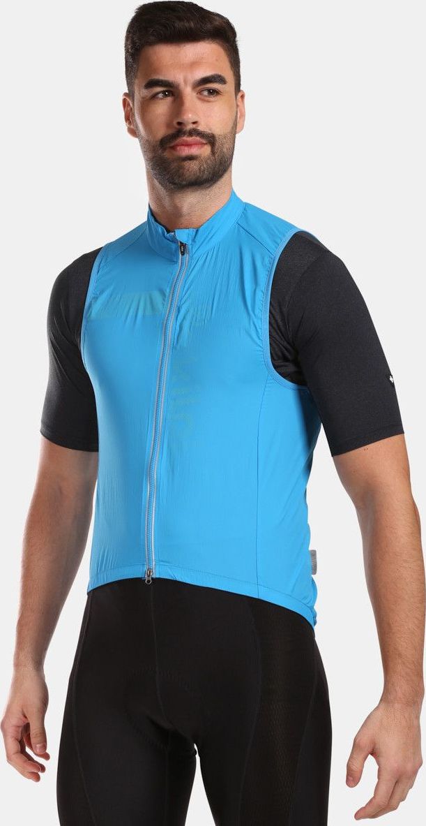 Pánská větrová vesta KILPI Flow modrá