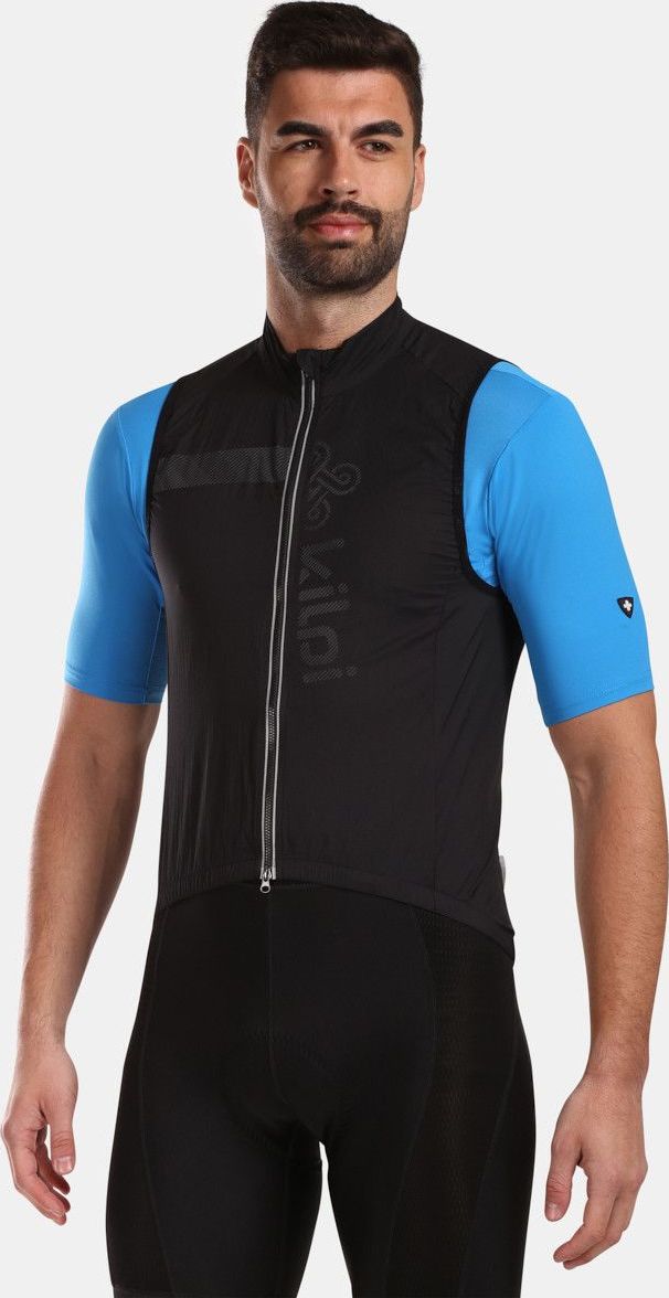 Pánská větrová vesta KILPI Flow černá Velikost: M