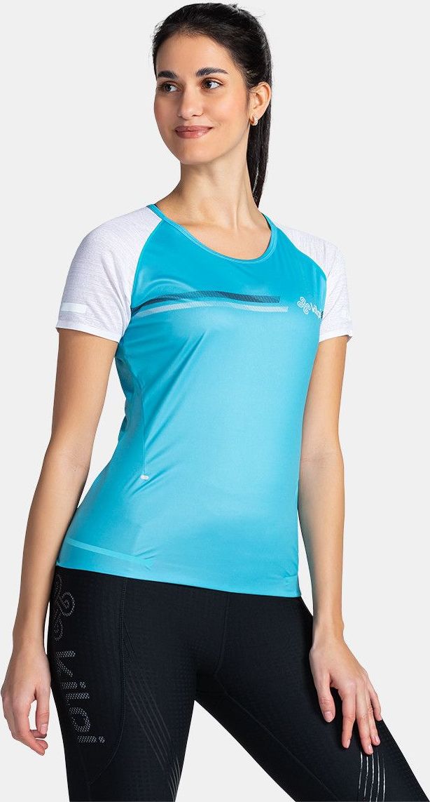 Dámské běžecké triko KILPI Floreni modré Velikost: 36