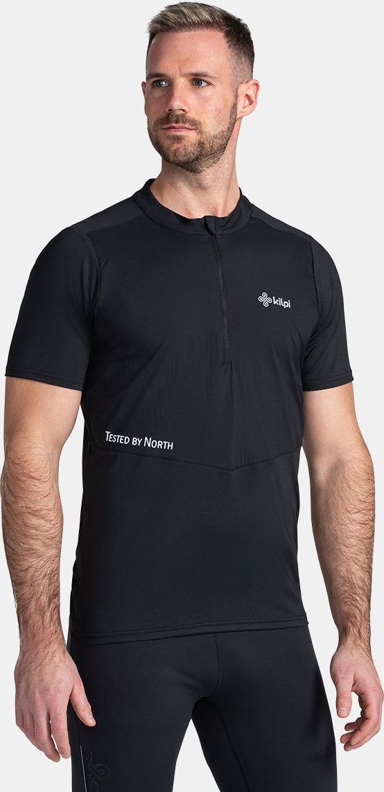 Pánské běžecké triko KILPI Kerken černé Velikost: XL