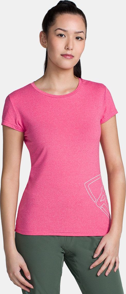 Dámské funkční tričko KILPI Lismain růžové Velikost: 40