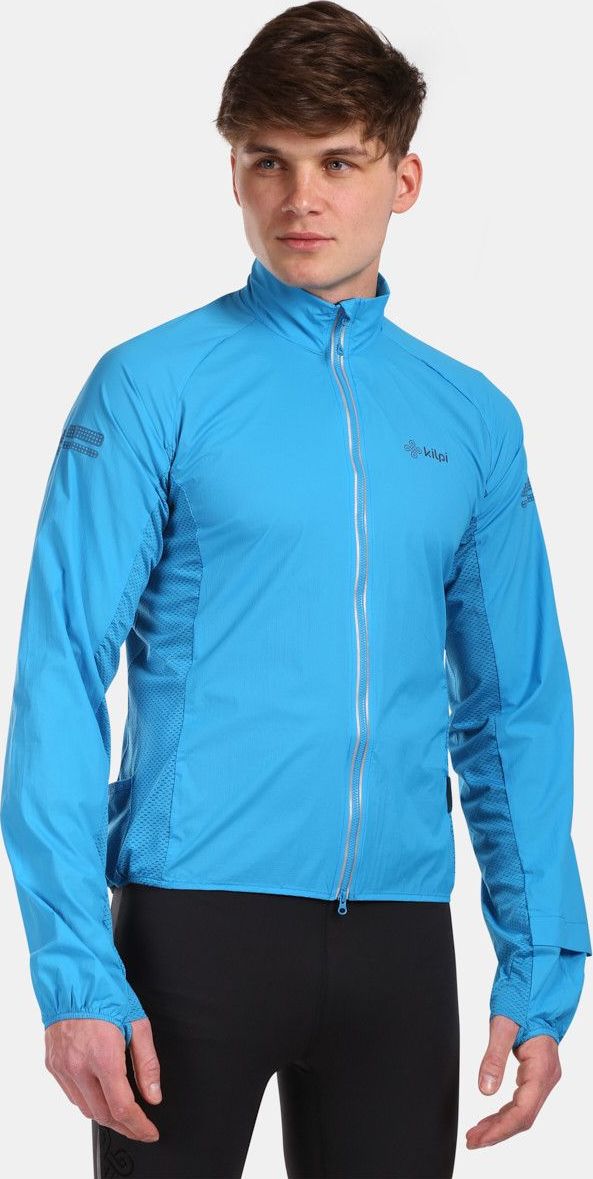 Pánská běžecká bunda KILPI Tirano modrá Velikost: XL
