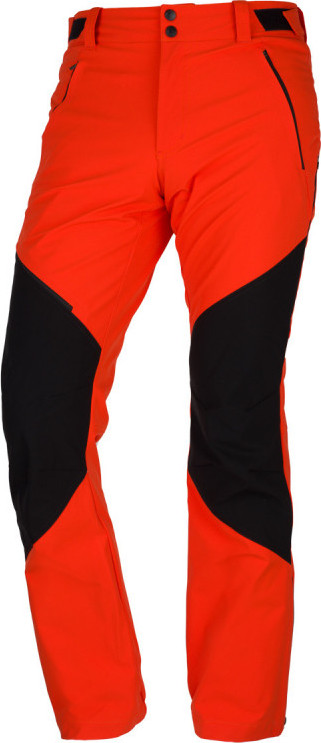 Pánské softshellové kalhoty NORTHFINDER Anakin oranžové Velikost: S