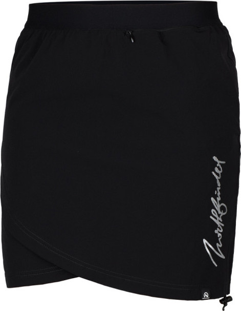 Dámská strečová sukně NORTHFINDER Mabel černá Velikost: XL