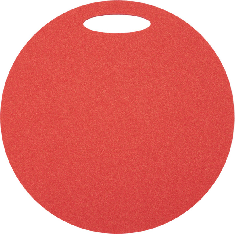 Sedátko YATE kulaté 1-vrstvé, pr. 35 cm červené