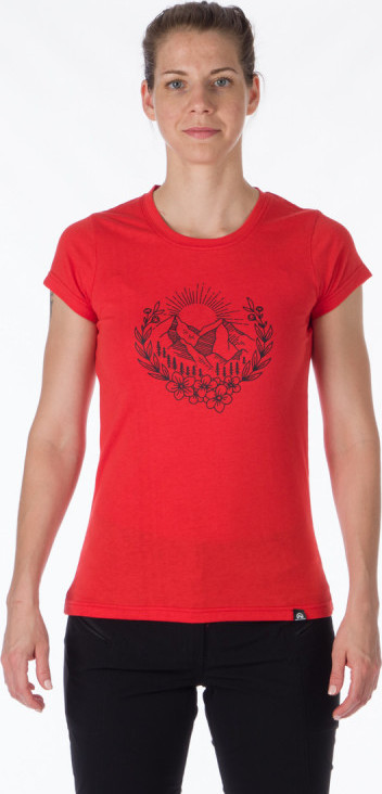 Dámské sportovní tričko NORTHFINDER Maude červené Velikost: XL