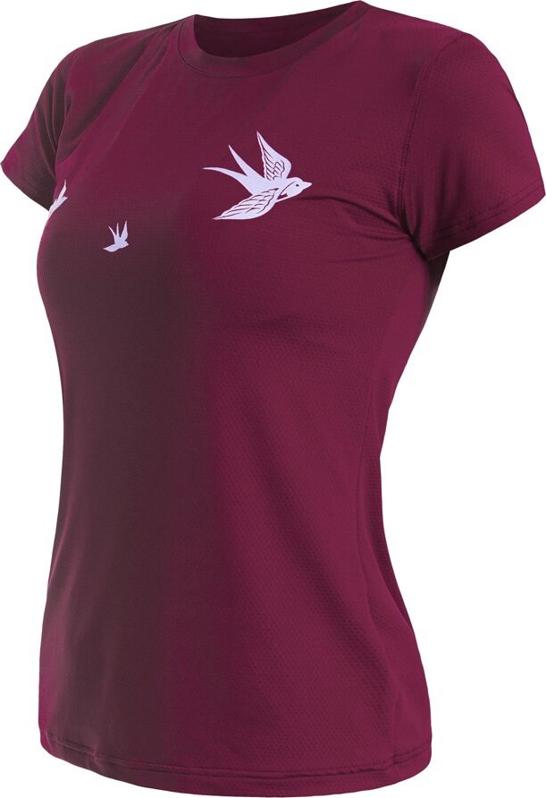 Dámské triko SENSOR Coolmax Tech Swallow s krátkým rukávem lilla Velikost: M, Barva: fialová