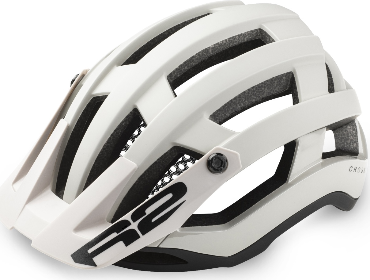 Unisex cyklistická helma R2 Cross bílá Velikost: L