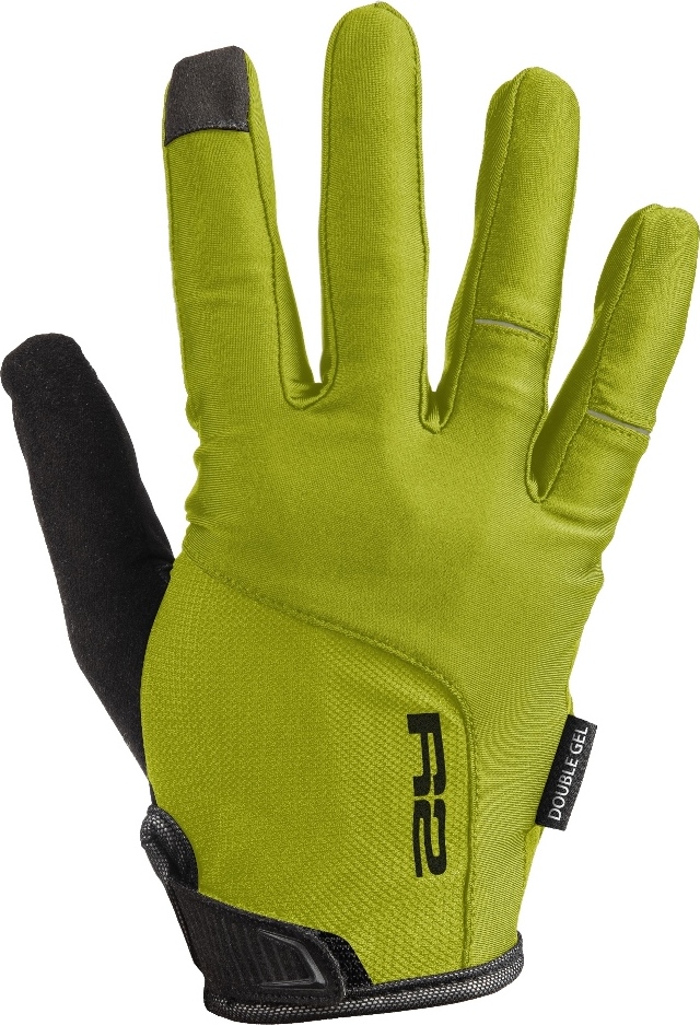 Cyklistické rukavice R2 Broome zelené Velikost: M